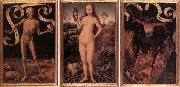 Hans Memling Triptych of Earthly Vanity and Divine Salvation USA oil painting artist